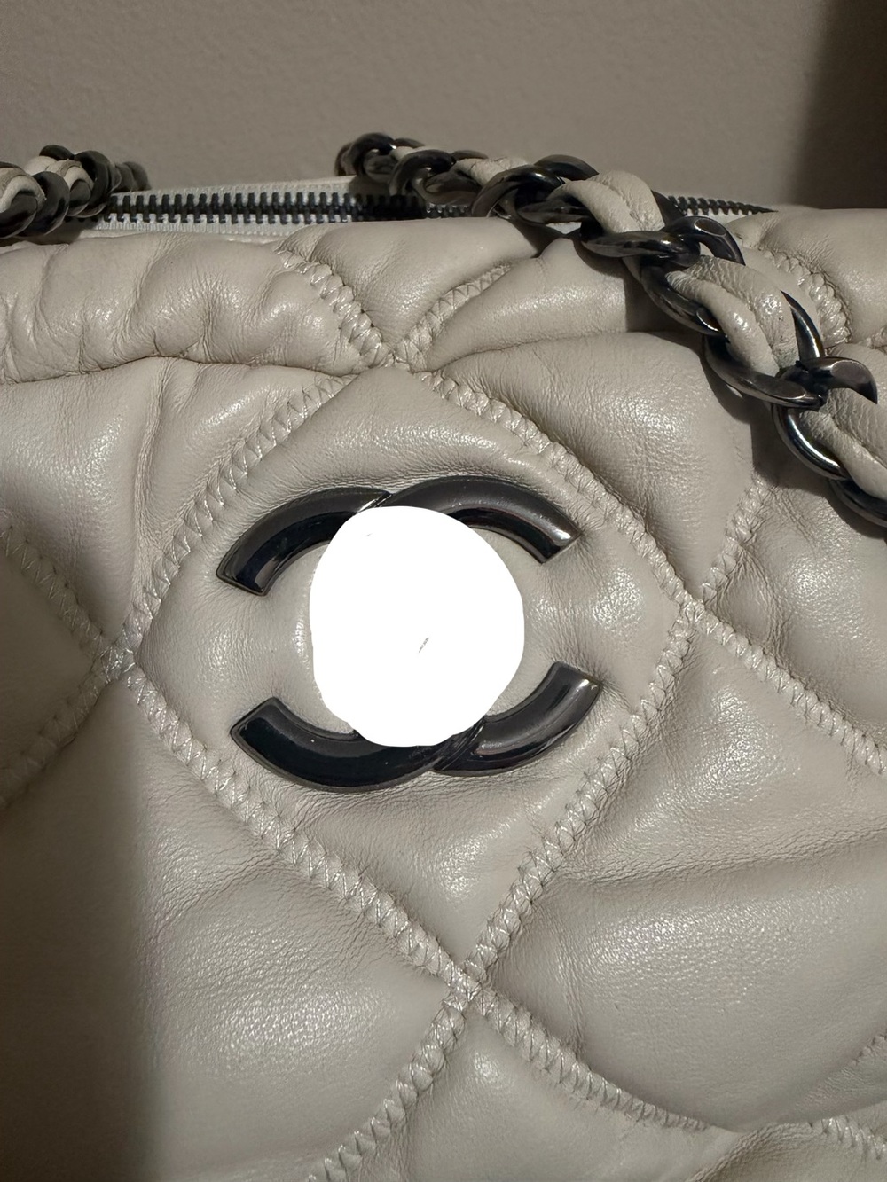 CC Bubble Bowler in cream color - Picture 2 of 9